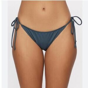 O'Neill Women's Saltwater Solids Maracas Bikini Bottoms - Gray - Sz XL Vacation